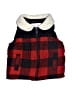 Old Navy 100% Cotton Plaid Red Vest Size 6-12 mo - photo 1