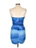 Zara Graphic Blue Cocktail Dress Size XL - photo 2