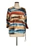 Alfred Dunner Brown 3/4 Sleeve Blouse Size 1X - photo 1