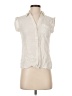 The Limited 100% Polyester Ivory Short Sleeve Blouse Size XS - photo 1