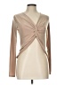 21 Saints Tan Long Sleeve Blouse Size L - photo 1