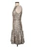 Gianni Bini Metallic Silver Cocktail Dress Size 4 - photo 5