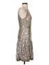 Gianni Bini Metallic Silver Cocktail Dress Size 4 - photo 4