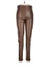 Aqua 100% Polyurethane Brown Leggings Size M - photo 1