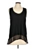 Bordeaux Black Sleeveless Blouse Size L - photo 1