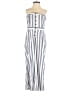American Eagle Outfitters Stripes Blue Jumpsuit Size Med Petite - photo 1