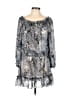 ABS Allen Schwartz Silver 3/4 Sleeve Blouse Size M - photo 1