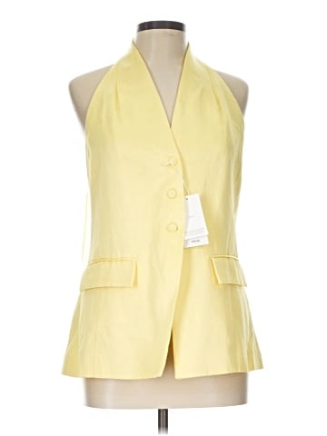 MNG Sleeveless Button-Down Shirt (view 1)