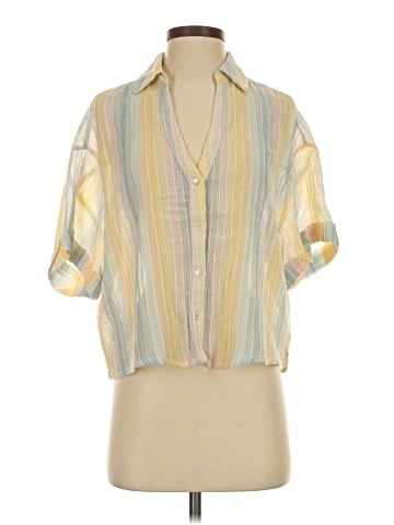 MNG Short Sleeve Blouse (view 1)