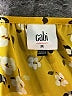 CAbi 100% Polyester Yellow Sleeveless Blouse Size M - photo 7