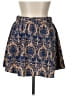 Mine Paisley Gold Blue Casual Skirt Size L - photo 1