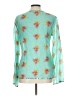 matta 100% Cotton Teal Long Sleeve Blouse Size L - photo 2