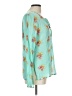 matta 100% Cotton Teal Long Sleeve Blouse Size L - photo 4