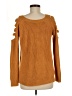 Say What? 100% Acrylic Brown Pullover Sweater Size M - photo 2