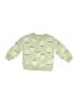 Cat & Jack Floral Green Pullover Sweater 9-12 MO / 12 MO - photo 1