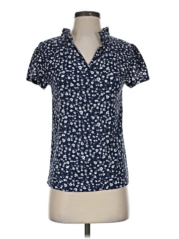 Ann Taylor Factory Short Sleeve Blouse (view 1)