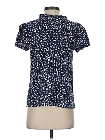 Ann Taylor Factory Short Sleeve Blouse (view 2)