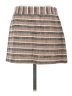 Theory Stripes Brown Casual Skirt Size 4 - photo 1