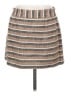 Theory Stripes Brown Casual Skirt Size 4 - photo 2