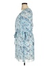 Speechless Chevron-herringbone Blue Casual Dress Size XL - photo 5