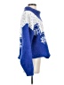 Unbranded Stars Blue Pullover Sweater Size P (estimated, petite) - photo 4