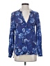 Zara Blue Long Sleeve Blouse Size S - photo 1
