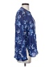 Zara Blue Long Sleeve Blouse Size S - photo 4