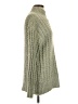 Free People Tweed Green Turtleneck Sweater Size XS - photo 4