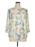 Alfred Dunner 100% Polyester Ivory 3/4 Sleeve Blouse Size 1X - photo 1