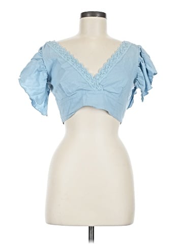 Love Tree Short Sleeve Blouse (view 1)