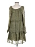 Hayden 100% Polyester Polka Dots Green Casual Dress Size S - photo 2