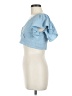 Love Tree Blue Short Sleeve Blouse Size M - photo 5