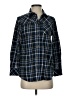 Helly Hansen Plaid Blue Long Sleeve Button-Down Shirt Size XS - photo 1