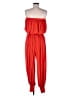 Rachel Zoe Solid Red Jumpsuit Size 6 - photo 2