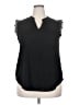 Halife Black Sleeveless Blouse Size XXL - photo 1