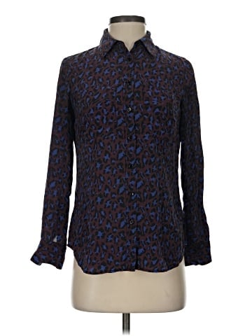 Isaac Mizrahi New York Long Sleeve Silk Top (view 1)