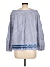 Vineyard Vines 100% Cotton Blue Long Sleeve Blouse Size L - photo 2