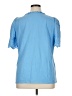 Talbots 100% Cotton Blue Short Sleeve Top Size 1X - photo 2