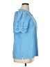Talbots 100% Cotton Blue Short Sleeve Top Size 1X - photo 4