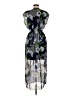 En Focus Studio Tropical Blue Cocktail Dress Size 6 - photo 2