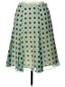 Worthington 100% Polyester Polka Dots Teal Casual Skirt Size 10 - photo 1