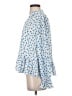 CeCe Polka Dots Blue 3/4 Sleeve Blouse Size S - photo 5