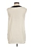 The Limited 100% Polyester Ivory Sleeveless Blouse Size M - photo 2