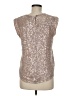 J.Crew Metallic Silver Sleeveless Blouse Size 6 - photo 2