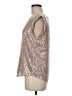 J.Crew Metallic Silver Sleeveless Blouse Size 6 - photo 5