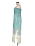 Unbranded Color Block Teal Cocktail Dress Size L (estimated) - photo 5