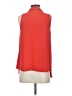 Diane von Furstenberg Red Sleeveless Blouse Size P (petite) - photo 2