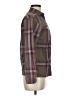 Perry Ellis 100% Cotton Plaid Brown Long Sleeve Button-Down Shirt Size 6 - photo 4