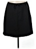 L.L.Bean Solid Black Casual Skirt Size M - photo 1