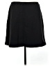 L.L.Bean Solid Black Casual Skirt Size M - photo 2